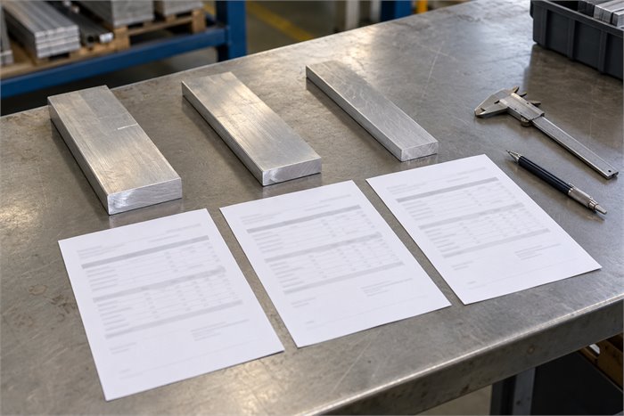 aluminium bar quotation comparison